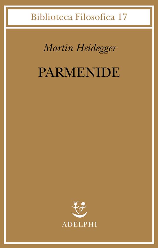 Parmenide - Martin Heidegger - copertina