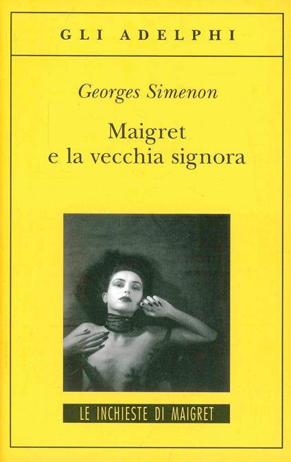 Maigret e la vecchia signora - Georges Simenon - copertina