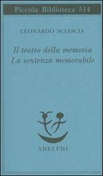 Il teatro della memoria-La sentenza memorabile