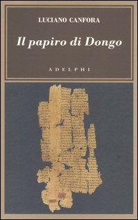 Il papiro di Dongo - Luciano Canfora - copertina
