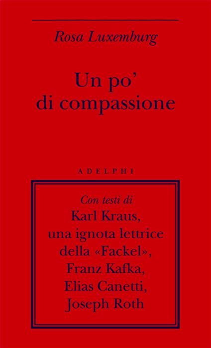 Un po' di compassione - Rosa Luxemburg - copertina