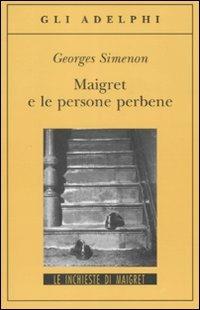 Maigret e le persone perbene - Georges Simenon - copertina