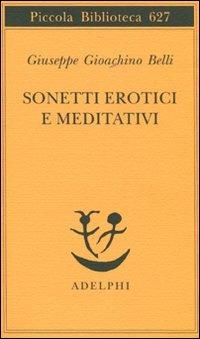 Sonetti erotici e meditativi - Gioachino Belli - copertina