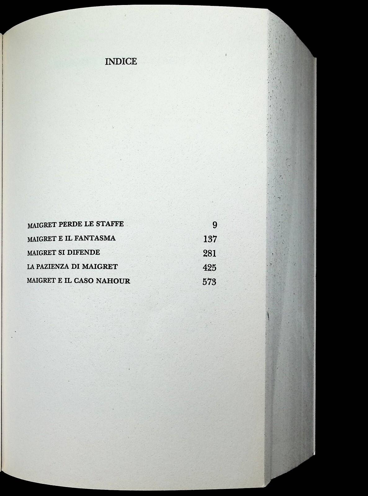 I Maigret: Maigret perde le staffe-Maigret e il fantasma-Maigret si difende-La pazienza di Maigret-Maigret e il caso Nahour. Vol. 13