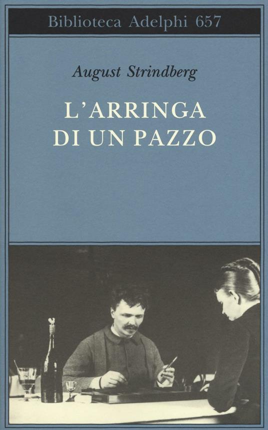 L' arringa di un pazzo - August Strindberg - copertina