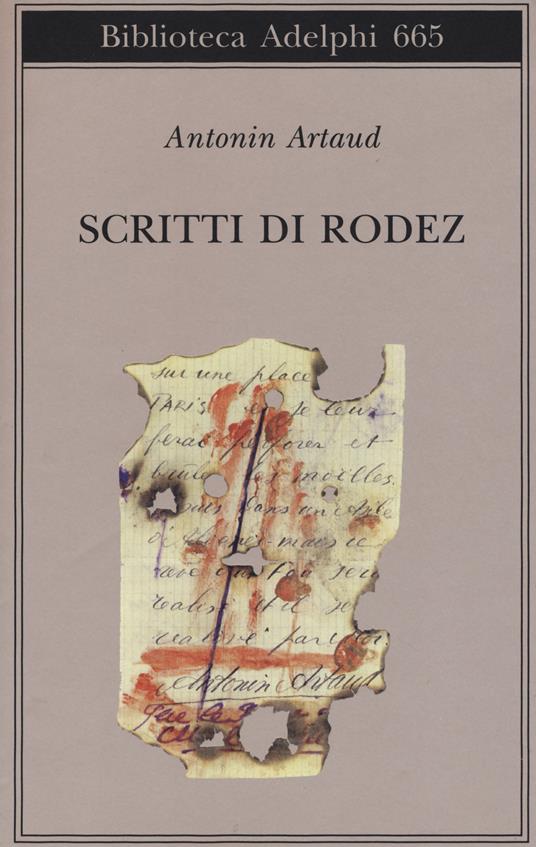 Scritti di Rodez - Antonin Artaud - copertina