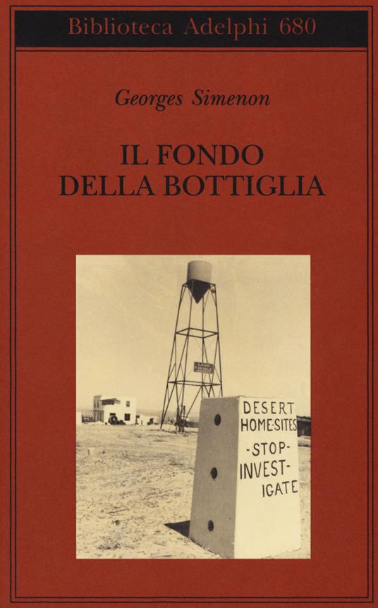 Il fondo della bottiglia - Georges Simenon - copertina