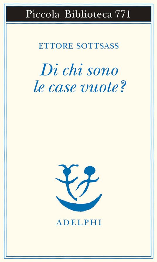 Di chi sono le case vuote? - Ettore Sottsass - copertina