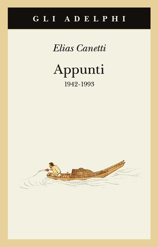 Appunti 1942-1993 - Elias Canetti - copertina
