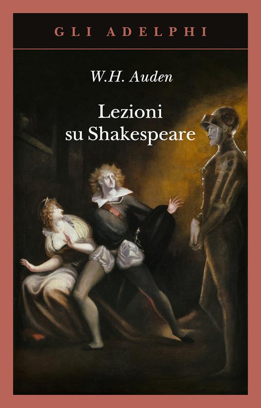 Lezioni su Shakespeare - Wystan Hugh Auden - copertina