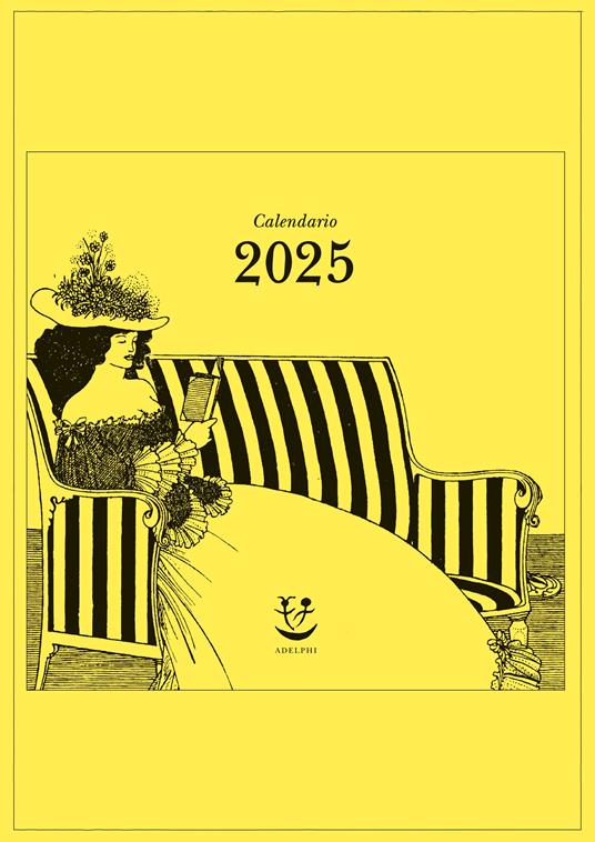Calendario Piccola Biblioteca Adelphi 2025 - copertina