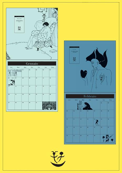 Calendario Piccola Biblioteca Adelphi 2025 - 2