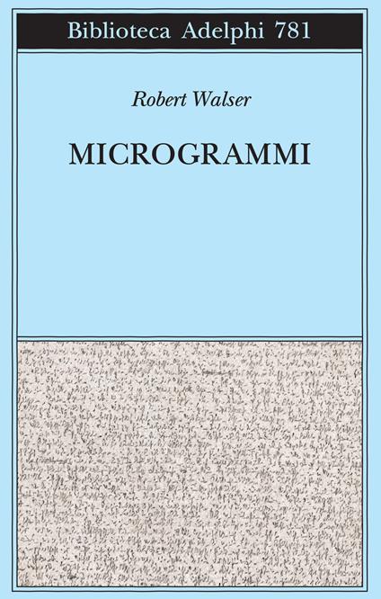 Microgrammi - Robert Walser - copertina