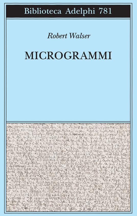 Microgrammi - Robert Walser - copertina