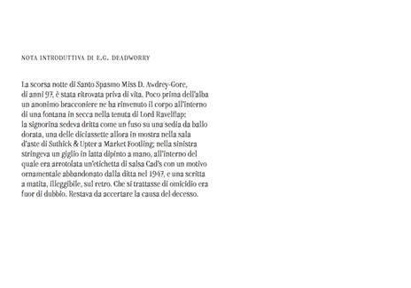 L'ultimo caso di miss Awdrey-Gore - Edward Gorey - 2