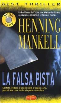 La falsa pista - Henning Mankell - copertina