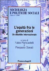 L'equità fra le generazioni. Un dibattito internazionale - copertina