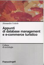 Appunti di database management e e-commerce turistico