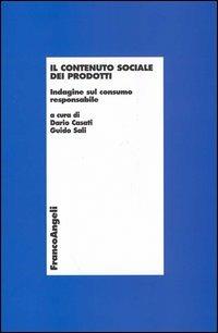 Il contenuto sociale dei prodotti. Indagine sul consumo responsabile - copertina