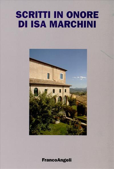 Scritti in onore di Isa Marchini - copertina