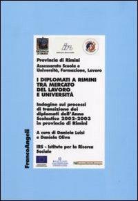 I diplomati a Rimini tra mercato del lavoro e Università. Indagine sui processi di transizione dei diplomati dell'Anno Scolastico 2002-2003 in provincia di Rimini - copertina