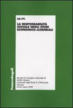 La responsabilità sociale negli studi economico-aziendali