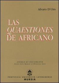 Quaestiones de Africano (Las) - Alvaro D'Ors - copertina