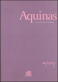 Aquinas. Rivista internazionale di filosofia (2009). Vol. 3 - copertina