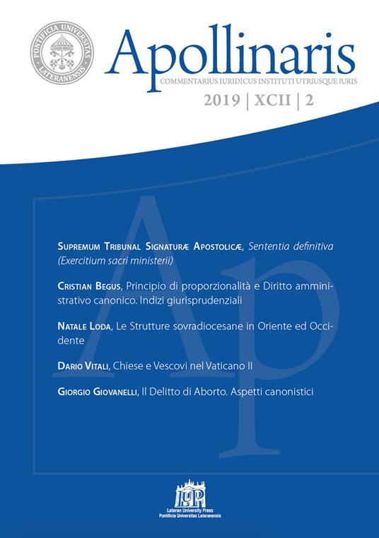 Apollinaris (2019). Vol. 2 - copertina