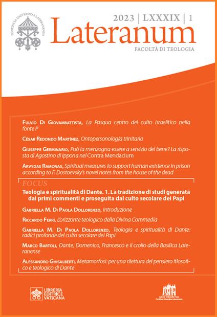 Lateranum (2023). Vol. 1 - copertina