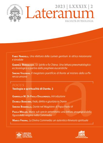 Lateranum (2023). Vol. 2 - copertina