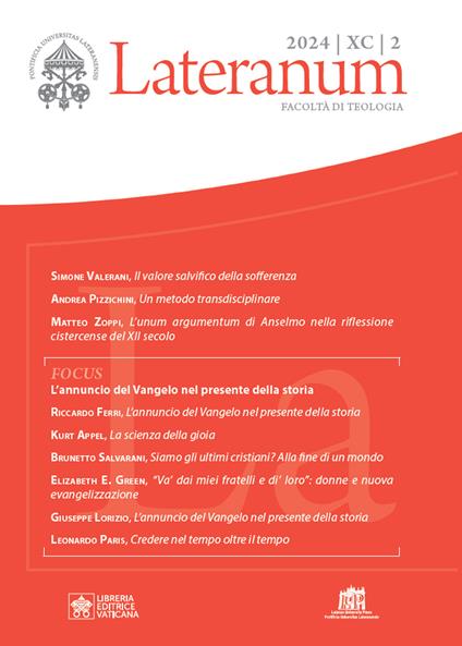 Lateranum (2024). Vol. 2 - copertina