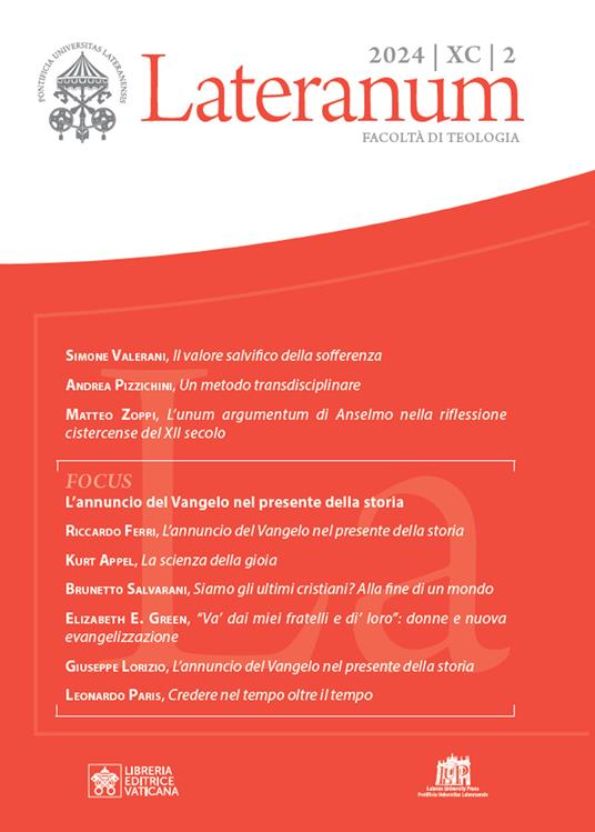 Lateranum (2024). Vol. 2 - copertina