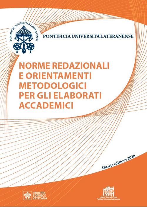 Norme redazionali e orientamenti metodologici per gli elaborati accademici - copertina