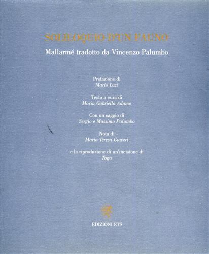 Soliloquio d'un fauno. Mallarmé tradotto da Vincenzo Palumbo - Stéphane Mallarmé - copertina