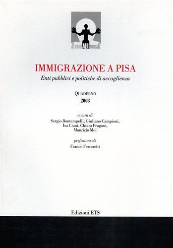  Immigrazione a Pisa - copertina