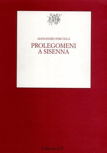 Prolegomeni a Sisenna - Alessandro Perutelli - copertina