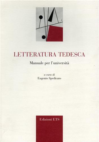 Letteratura tedesca. Manuale per l'università - copertina