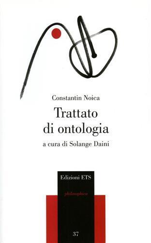 Trattato di ontologia - Constantin Noica - copertina
