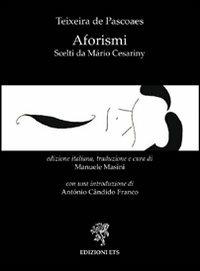 Aforismi scelti da Mário Cesariny - Teixeira de Pascoaes - copertina