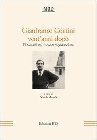 Gianfranco Contini vent'anni dopo. Il romanista, il contemporaneista. Atti del Convegno internazionale di Arcavacata (Cosenza, 14-16 aprile 2020) - copertina