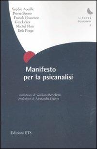 Manifesto per la psicanalisi - copertina