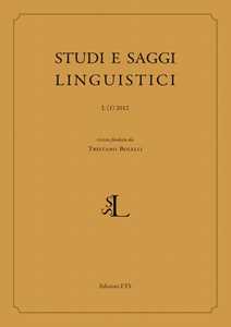 Studi e saggi linguistici (2012). Vol. 1