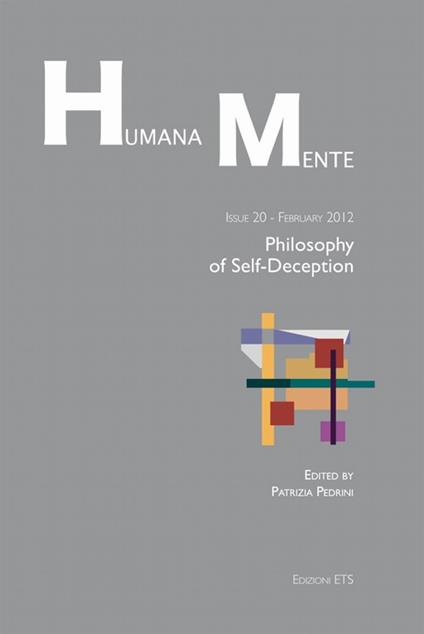 Philosophy of selfdeception - copertina