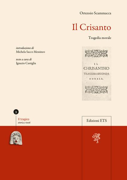 Il Crisanto. Tragedia morale - Ignazio Castiglia - copertina