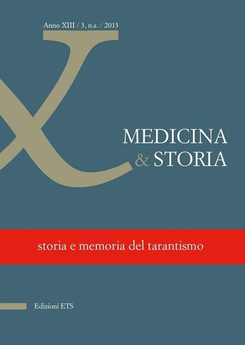 Medicina & storia (2013). Vol. 3: Tarantismo - copertina