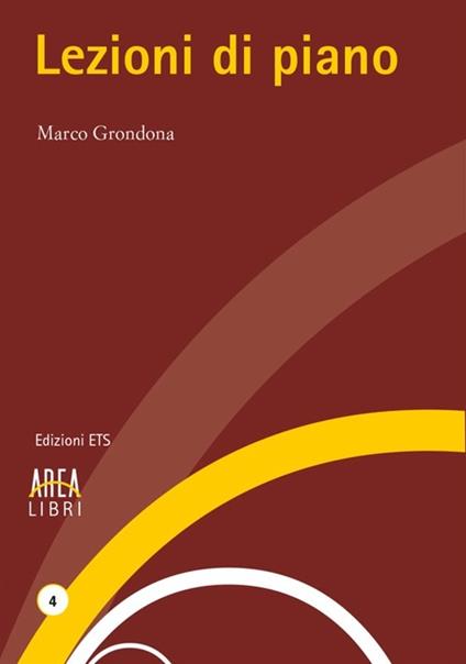 Lezioni di piano - Marco Grondona - copertina