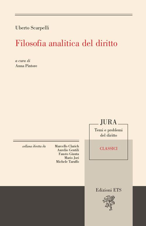 Filosofia analitica del diritto - copertina