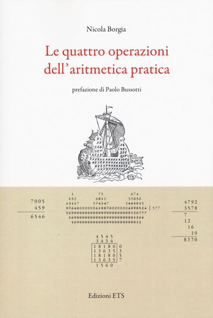Le quattro operazioni dell'aritmetica pratica - Nicola Borgia - copertina