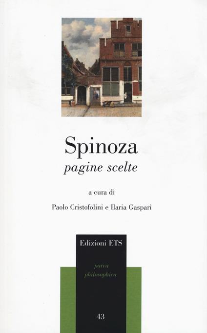 Pagine scelte - Baruch Spinoza - copertina